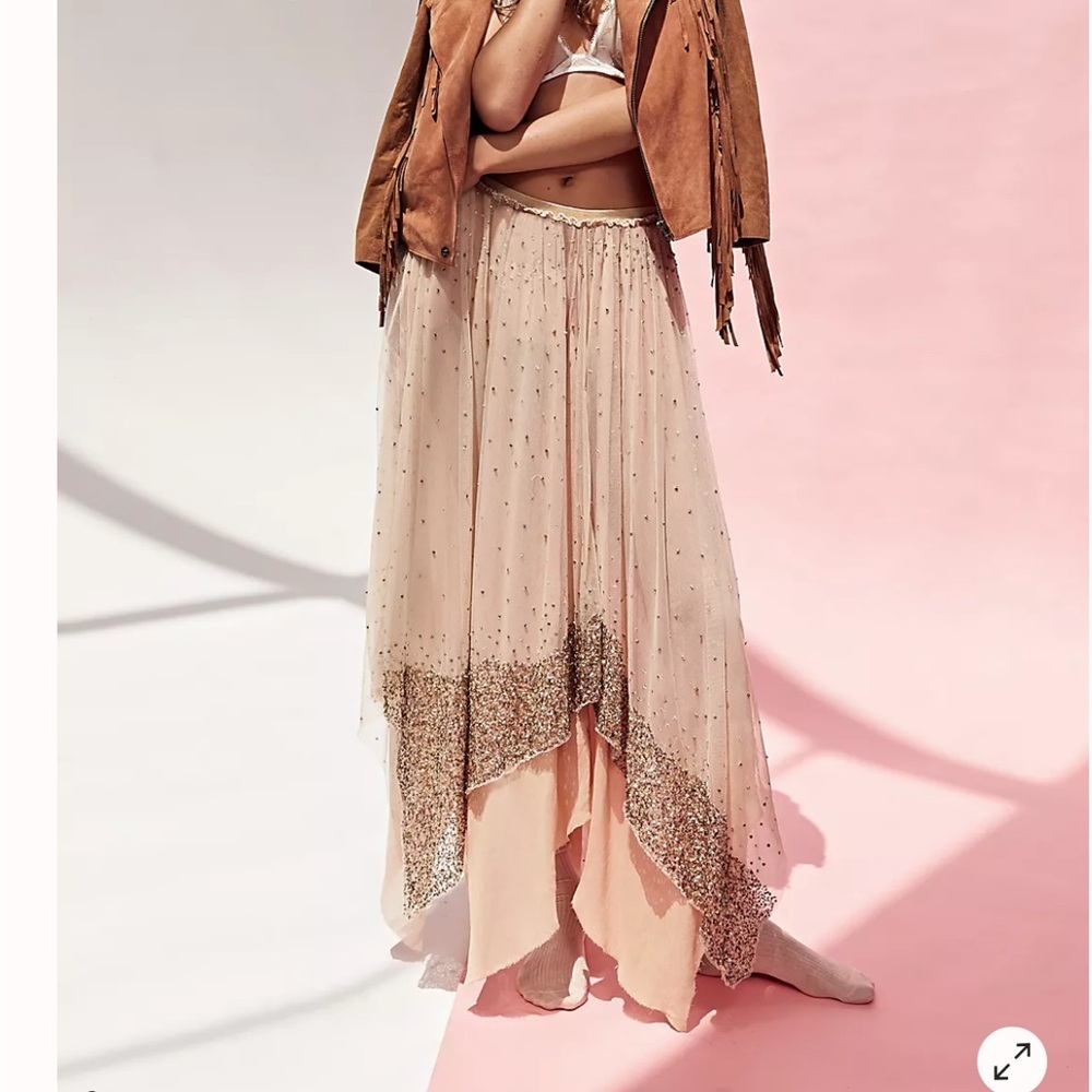 Free people punk tutú Maxi Skirt